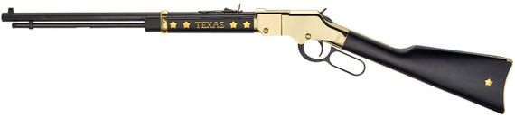 Henry H004TX Golden Boy Texas Tribute Full Size 22 Short, 22 Long, 22 LR, 16 LR/21 Short, 20 in Blued Barrel, Brasslite Metal Finish & American Walnut Stock Right Hand, Rifle