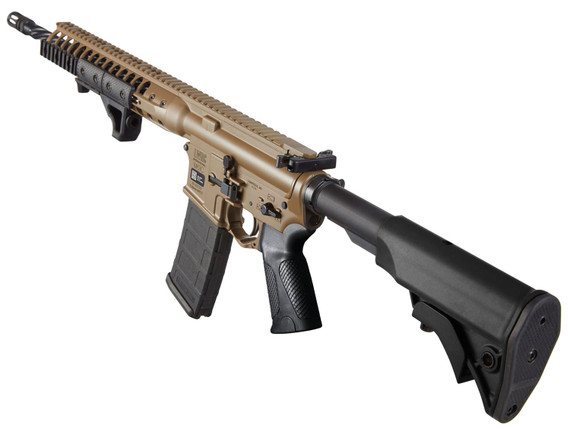 LWRC ICDIR5CK16 Individual Carbine Sports South Exclusive 5.56x45mm NATO 30+1 16.10 in Black Spiral Fluted Steel Barrel, FDE Anodized Integrated Rail Base Steel Receiver, FDE Synthetic 6 Position Stock, FDE Magpul Grip, Rifle