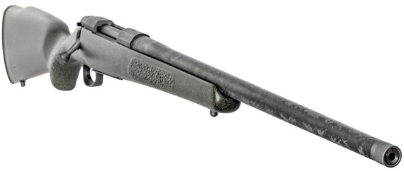Nosler 47548 M48 Mountain Carbon Full Size 30 Nosler 3+1 24 in Tungsten Gray Cerakote Steel Threaded Barrel Tungsten Gray Cerakote Steel Receiver Granite Green Mountain Hunter Stock Right Hand, Rifle