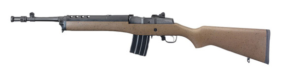 Ruger 5889 Mini-14 Tactical 5.56x45mm NATO 20+1 16.12 in Cold Hammer Forged d Barrel, Blued Receiver, Black Speckled Brown Hardwood Stock, Rifle