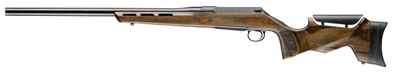 Sauer S1F308 100 Fieldshoot 308 Win 5+1 24 in Match Barrel, Tactical Cone Alloy Bolt, Matte Blued Finish, Oiled Laminate Stock w/Adjustable Cheek Piece, Fore-End Includes Bipod Adapter, Adjustable Trigger, Rifle