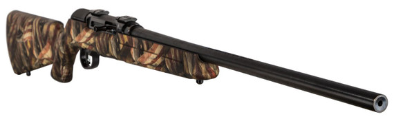 Savage Arms 47239 A22 22 LR Caliber with 10+1 Capacity, 22in Barrel, Matte Black Metal Finish American Flag Synthetic Stock Right Hand (Full Size)