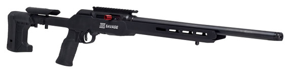 Savage Arms 47248 A22 Precision Full Size Semi-Auto 22 LR 10+1 18 in Barrel, Matte Black Metal Finish & Adjustable MDT ACC Aluminum Chassis Matte Black Stock, Rifle