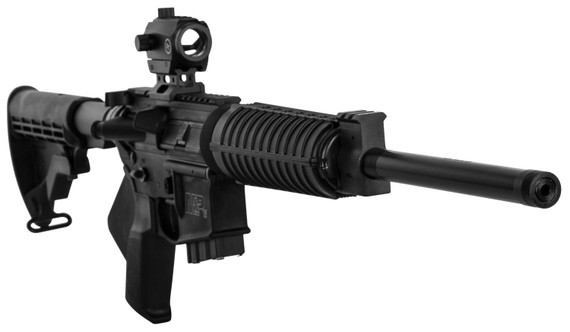 Smith & Wesson 12938 M&P15 Sport II OR *CA Compliant 5.56x45mm NATO 10+1 16 in Threaded Barrel, Fixed Stock, California Paddle Grip, Crimson Trace CTS-103 Red/Green Electronic Dot, Gas Block With Integral Rail, Manual Safety, Rifle