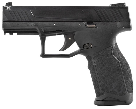 Taurus 1TX22241 TX22 22 LR 16+1 4.10 in Matte Black Steel Threaded Barrel, Black Hard Coat Anodized Serrated Slide, Black Polymer Frame w/Picatinny Rail, Black Ergonomic Polymer Grips, Pistol