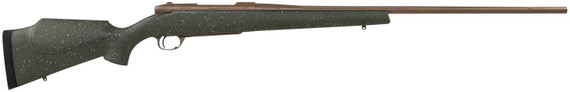 Weatherby MWL01N257WL8B Mark V Weathermark LT 257 Wthby Mag 3+1 Cap 26in Flat Dark Earth Cerakote Rec/Barrel Green with Flat Dark Earth Speckles Fixed Monte Carlo Stock Left Hand (Full Size)