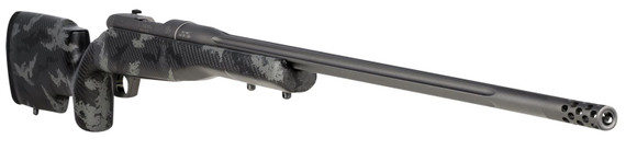 Weatherby MAP01N653WL6B Mark V Accumark Pro Full Size 6.5-300 Wthby Mag 3+1 26 in Tungsten Gray Cerakote Fluted Threaded Barrel, Steel Receiver, Fixed Black w/Gray Sponge Pattern Accents Carbon Fiber Stock, Left Hand, Rifle