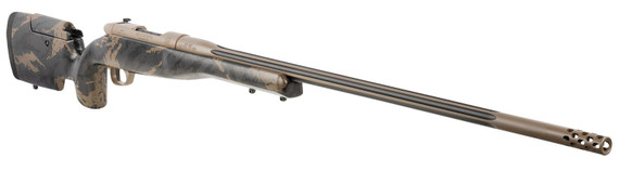 Weatherby MAE01N257WL8B Mark V Accumark Elite Full Size 257 Wthby Mag 3+1 26 in Coyote Tan Cerakote Fluted Threaded Barrel, Steel Receiver, Adjustable Comb Carbon Fiber w/Brown Sponge Accents Stock, Left Hand, Rifle