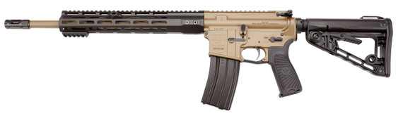 Wilson Combat TRPC556CT Protector Carbine 5.56x45mm 30+1 16.25 in Tan Match Grade Barrel, Tan Picatinny Rail Aluminum Receiver, M-LOK Handguard, Black Synthetic Wilson/Rogers Super,BCM Starburst Gunfighter Grip, Rifle