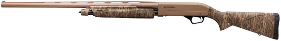 Winchester 512364292 SXP Hybrid Hunter 12 Gauge 3.5 in 4+1 (2.75 in) 28 in Vent Rib Steel Barrel, FDE Perma-Cote Barrel/Alloy Receiver, Mossy Oak Bottomland Stock & Forearm, Includes 3 Invector-Plus Chokes, Shotgun