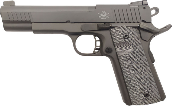 Rock Island 56789 XT Magnum Target 22 Mag 14+1 5 in All Black Parkerized Serrated Slide, Steel Frame w/Beavertail, Black G10 Grip, Pistol