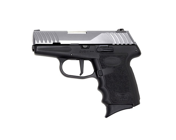 SCCY Industries DVG1TTBK DVG-1 9mm Luger 10+1 3.10 in Quadlock Barrel/Stainless Steel Serrated Slide/Black Polymer Frame/Black Finger Grooved Polymer Grips Right Hand, Pistol