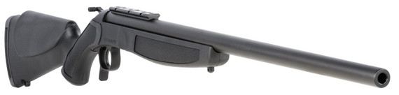 CVA CR4830 Scout Full Size 450 Bushmaster 1 Shot 25 in Matte Blued Steel Barrel, Rail Mount Steel Receiver, Black Fixed Synthetic Stock, Rifle