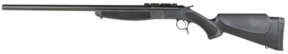 CVA CR4911 Scout Full Size 35 Whelen 1 Shot, 25 in Matte Blued Steel Barrel & Receiver, Black Fixed Synthetic Stock, Right Hand, Rifle