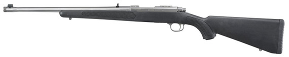Ruger 7419 77/357 357 Mag 5+1 18.50 in Threaded Barrel, Brushed Stainless Steel, Integral Scope Mount On A Solid Steel Receiver, Black Synthetic Stock, Rifle