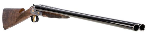 F.A.I.R. FRISPRDL1228 Iside De Luxe Prestige 12 Gauge 2rd 3 in 28 in Blued Barrel, Steel Receiver w/Silver Engraved Metal Finish, Walnut Stock, Shotgun