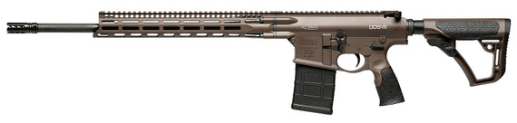 Daniel Defense 0216581690047 DD5 V5 Gen II 6.5 Creedmoor 20 in 20+1 Mil-Spec Brown Cerakote 6 Position w/SoftTouch Overmolding Stock MLOK, Rifle