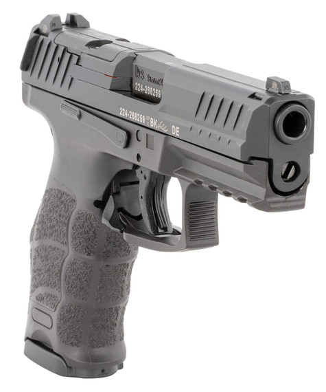 H&K 81000485 VP9 Optic Ready 9mm Luger 10+1 4.09 in Black Polygonal, Rifled Barrel, Black Serrated Slide & Polymer Frame w/Picatinny Rail & Serrated Trigger Guard, Black Finger Grooved Polymer Grips, Pistol