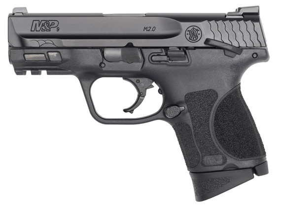 Smith & Wesson 13010 M&P 9 M2.0 Compact *MA Compliant 9mm Luger 3.60 in 10+1 TS Black Black Armornite Stainless Steel Slide Black Polymer Grip