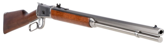 Rossi 920442493 R92 44 Rem Mag 12+1 24 in Brazilian Hardwood Polished Stainless Right Hand Octagon Barrel