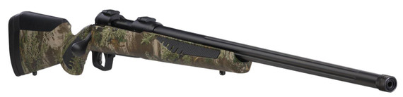 Savage Arms 57000 110 Predator Full Size 22-250 Rem 4+1 24 in Matte Black Fluted, Threaded Barrel, Matte Black Carbon Steel Receiver, Fixed AccuStock w/AccuFit Mossy Oak Terra Synthetic Stock, Rifle
