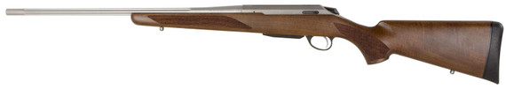 Tikka JRTXA716 T3x Hunter 308 Win 3+1 22.40 in Fluted Barrel, Stainless Steel Metal Finish, Oiled Wood Stock, Rifle