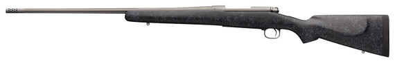 Winchester 535238233 Model 70 Extreme 300 Win Mag 3+1 26 in Muzzle Brake Barrel, Tungsten Gray Cerakote Metal Finish, Charcoal Gray Bell & Carlson Synthetic Stock w/Sculpted Cheekpiece, , No Sights, Rifle