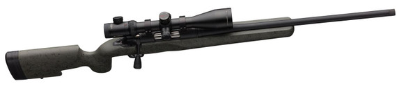 Winchester 535732289 XPR Renegade Long Range SR Full Size 6.5 Creedmoor 3+1 22 in Black Perma-Cote Threaded Sporter Barrel, Steel Receiver, Black Webbed Green Grayboe Renegade Long Range Synthetic Stock, Rifle