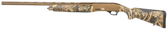 Rock Island SA12H28MAXP LI-ON 12 Gauge 3 in 5+1 28 in Barrel, Bronze Metal Finish, Realtree Max-5 Synthetic Stock, Shotgun