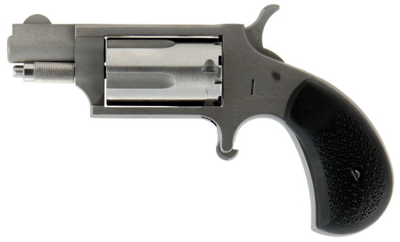 North American Arms 22MSGRCHSS Mini- Carry Combo 22 WMR 5 Shot 1.13 in Barrel, Stainless Steel Barrel/Cylinder/Frame, Black Rubber Grip, Includes Exclusive, Holster Package , Revolver