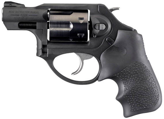 Ruger 5462 LCRx Small Frame 327 Federal Mag 5 Shot, 1.87 in Matte Black Steel Barrel, Black PVD Cylinder, Matte Black Stainless Steel Frame, Black Hogue Tamer Monogrip, Exposed Hammer , Revolver