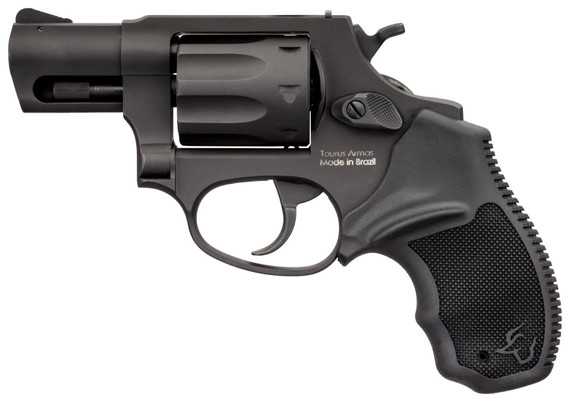Taurus 2942021 942 22 LR 8rd 2 in Barrel, Overall Matte Black Finish Steel & Finger Grooved Black Polymer Grip , Revolver