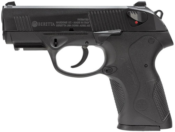 Beretta JXC4F20 Px4 Storm Compact 40S&W 10+1, 3.27 in Black Steel Barrel, Black Bruniton Serrated Steel Slide, Black Polymer Frame w/Picatinny Rail & Interchangeable Backstrap Grip, Pistol