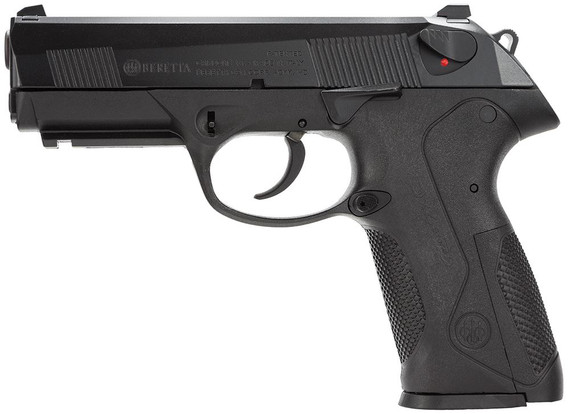 Beretta JXF9F21 Px4 Storm Full Size Frame 9mm Luger 17+1, 4.10 in Black Steel Barrel, Black Bruniton Serrated Steel Slide, Black Polymer Frame w/Picatinny Rail, Pistol