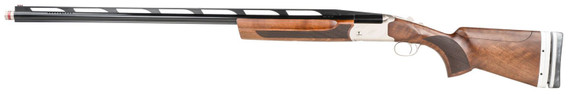 TriStar 35411 TT-15A Mono Trap 12 Gauge 1rd 2.75 in 34 in with Adjustable Rib Barrel Silver Rec Walnut Fixed with Adjustable Comb Stock Right Hand (Full Size) Includes 3 Extended MobilChoke, Shotgun