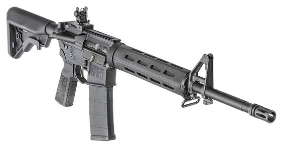Springfield Armory ST916556BB5 SAINT 223 Rem/5.56 NATO 30+1 16 in Black Melonite Steel Barrel, Black Hard Coat Anodized Picatinny Rail Aluminum Receiver, M-LOK Handguard, Black Synthetic B5 Bravo Stock, Black B5 Type 23 Grip, Rifle