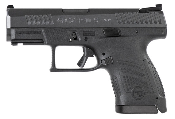 CZ-USA 91560 P-10 S 9mm Luger 12+1 3.50 in Black Steel Barrel, Black Nitride Serrated Steel Slide, Black Polymer Frame w/Picatinny Rail, Black Interchangeable Backstrap Grip, Pistol