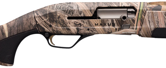 Browning 011701305 Maxus II 12 Gauge 26in Barrel 3in 4+1, Full Coverage Mossy Oak Shadow Grass Habitat, Synthetic Stock With SoftFlex Cheek Pad Overmolded Grip Panel