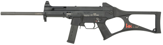 H&K 81000092 USC 45 ACP 16 in 10+1 Black Polymer, Skeleton Black Stock, Rifle