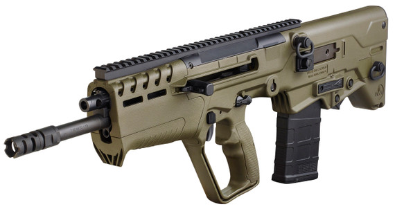 IWI T7G2010 Tavor 7 7.62x51mm NATO Caliber with 20 in Barrel, 10+1 Capacity, OD Green Metal Finish, OD Green Fixed Bullpup Stock & Polymer Grip Hand, Rifle