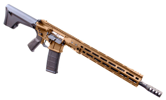 LWRC ICDIR5CK16CM LWRCI Competition 5.56x45mm NATO 16.10 in 30+1 FDE Cerakote Rec Black Adjustable Magpul MOE Stock Black Magpul MOE+ Grip Right Hand, Rifle