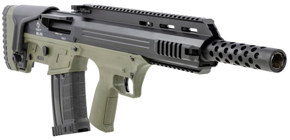 ATI ATIG12BDG Bulldog 12 Gauge Semi-Auto 3 in 5+1 18.50 in Black Steel Barrel, Black Aluminum Receiver, Picatinny Rail, Green Fixed Bullpup Stoc & Grip, Shotgun