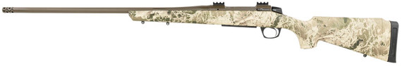 CVA CR6967 Cascade Full Size 300 PRC 3+1, 26 in Patriot Brown Cerakote Steel Threaded Barrel, Patriot Brown Cerakote Steel Receiver, Exclusive Realtree Hillside Fixed w/SoftTouch Stock, Right Hand, Rifle