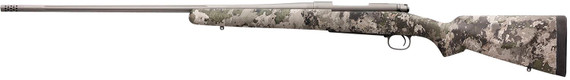Winchester 535244220 Model 70 Extreme 308 Win 5+1 22 in Muzzle Brake Barrel, Tungsten Gray Cerakote Metal Finish, TrueTimber VSX Bell & Carlson Synthetic Stock w/Sculpted Cheekpiece, , No Sights, Rifle