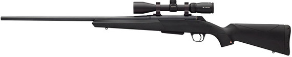 Winchester 535705264 XPR Scope Combo Full Size 270 WSM 3+1 24 in Black Perma-Cote Sporter Barrel, Steel Receiver, Matte Black Fixed Synthetic Stock, Vortex Crossfire II 3-9x40mm Scope, Rifle