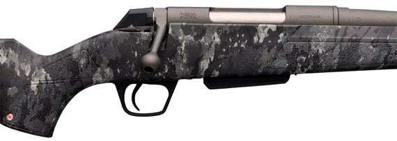 Winchester 535776218 XPR Extreme Hunter Full Size 7mm-08 Rem 3+1 22 in Tungsten Gray Cerakote Threaded Sporter Barrel, Steel Receiver, TrueTimber Midnight Fixed Synthetic Stock, Rifle