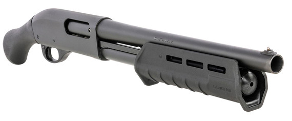 REM Arms Firearms R81230 870 Tac-14 12 Gauge with 14 in Barrel, 3 in Chamber, 4+1 Capacity, Black Oxide Metal Finish, Black Fixed Raptor Grip Stock & Bead Sight Right Hand (Full Size) Includes Cylinder Choke