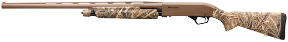 Winchester 512365391 SXP Hybrid Hunter 12 Gauge 3 in 4+1 (2.75 in) 26 in Vent Rib Barrel w/Chrome-Plated Chamber & Bore, FDE Perma-Cote Barrel/Alloy Receiver, Realtree Max-5 Stock & Forearm, Includes 3 Invector-Plus Chokes, Shotgun