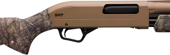 Winchester 512395291 SXP Hybrid Hunter 12 Gauge 3.5 in 4+1 (2.75 in) 26 in Vent Rib Barrel w/Chrome-Plated Chamber & Bore, FDE Perma-Cote Barrel/Alloy Receiver, Realtree Timber Stock & Forearm, Includes 3 Invector-Plus Chokes, Shotgun