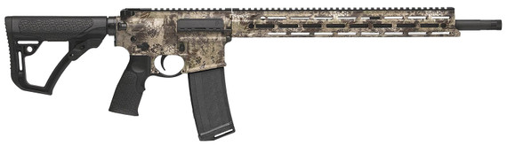 Daniel Defense 0212881702047 DDM4 Hunter 5.56x45mm NATO 18 in 32+1 Black Hard Coat Anodized Black Mil-Spec 6 Position Stock Black Polymer Grip Hand, Rifle